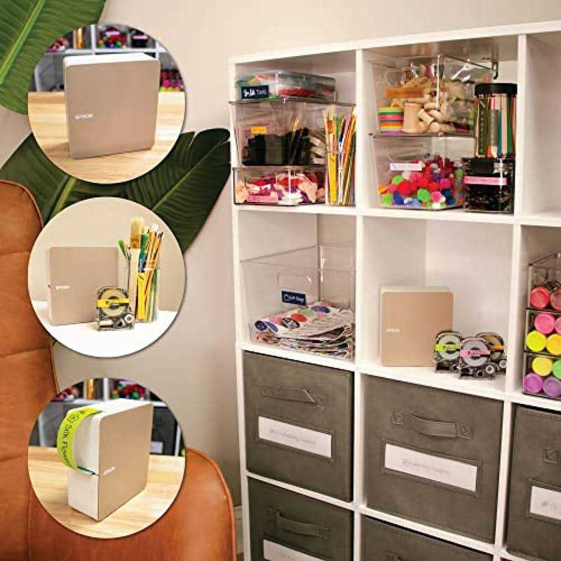 Epson LABELWORKS LW-C610PX Premium Portable Wireless Label Maker - Image 4