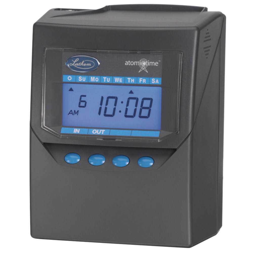 Lathem Time 7500E Totalizing Time Recorder - Image 4