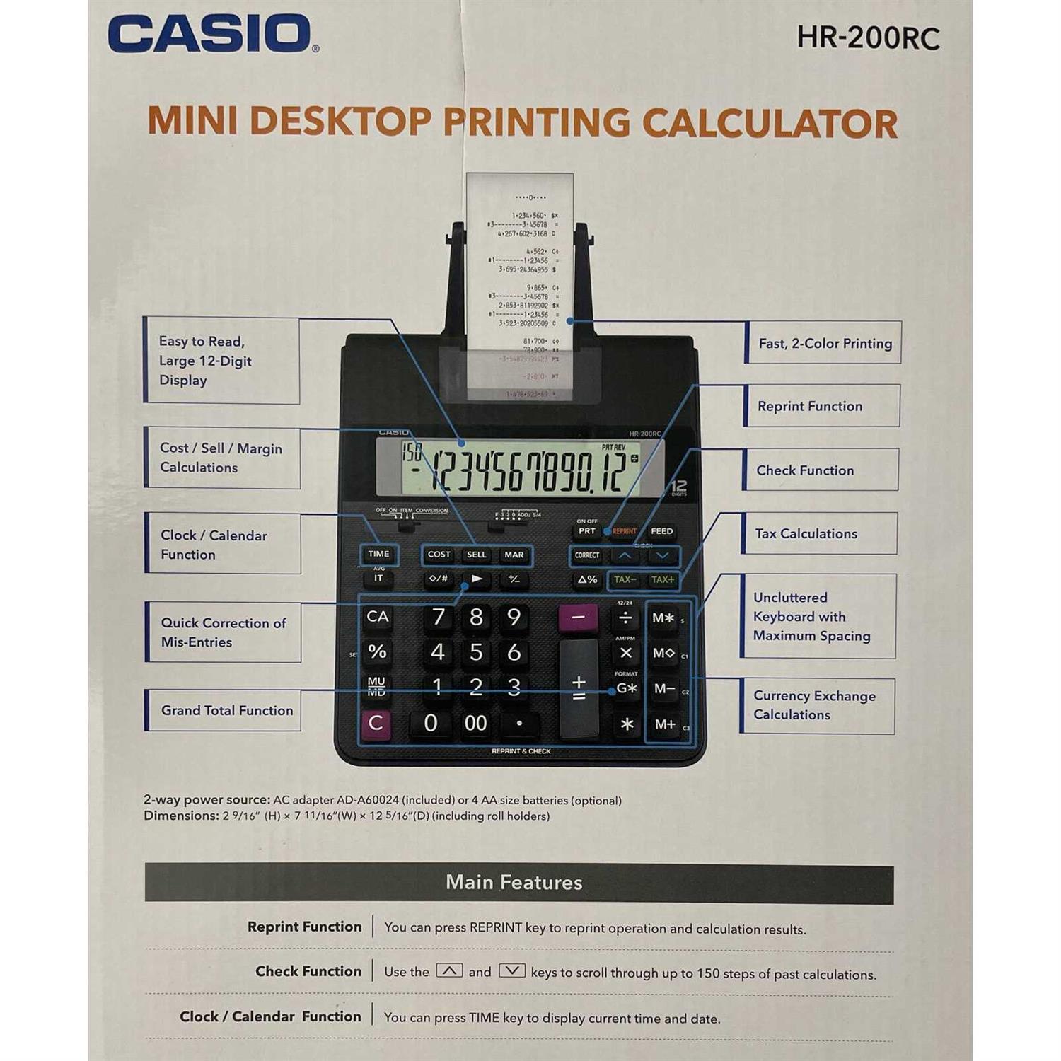 Casio Printing Calculator - Image 4