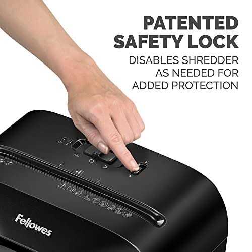 Fellowes Powershred LX50 9 Sheet Cross-Cut Shredder - Image 3