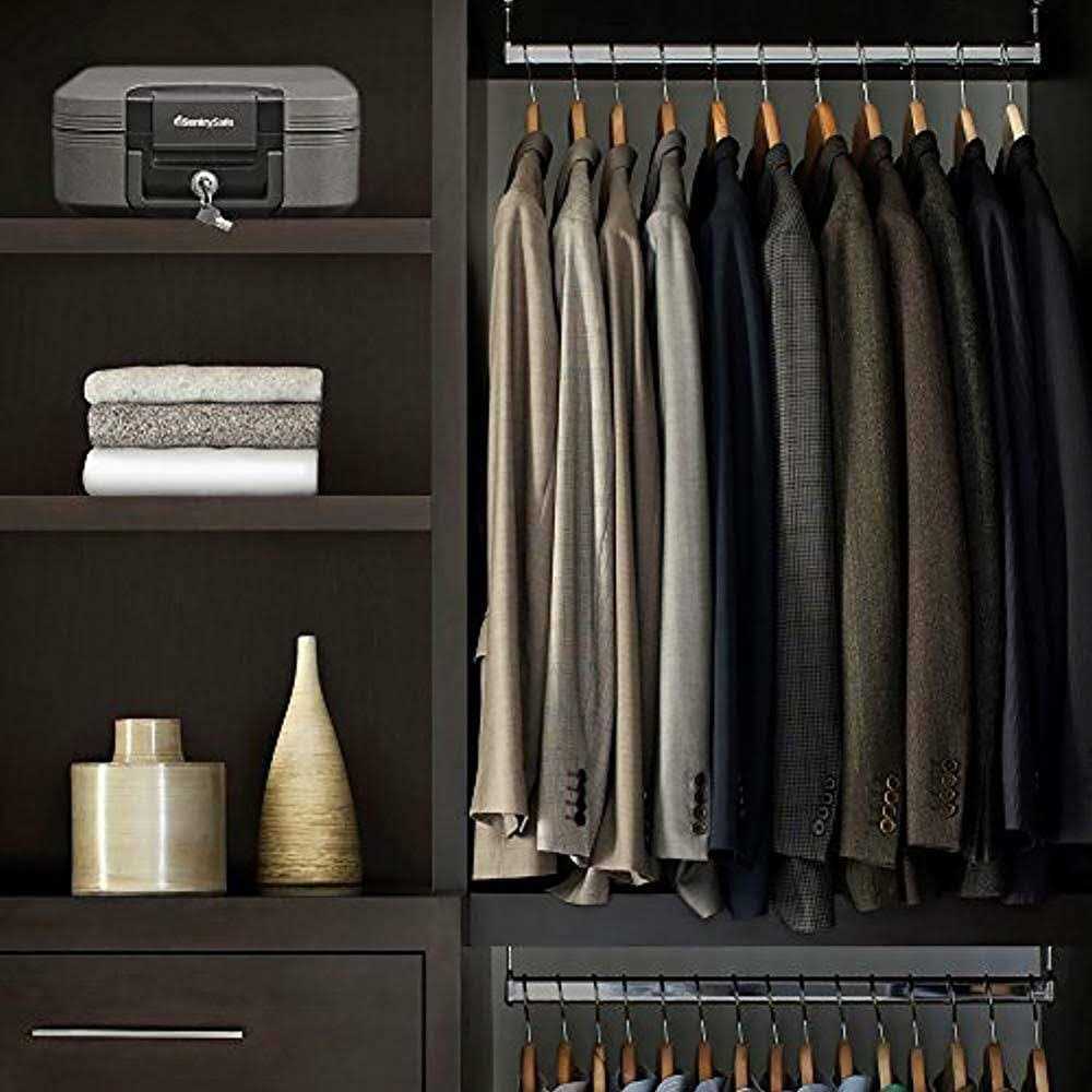 SentrySafe Fireproof and Waterproof Safe Box with Key Lock, Fire and Water Chest Safe for Valuables - Image 4