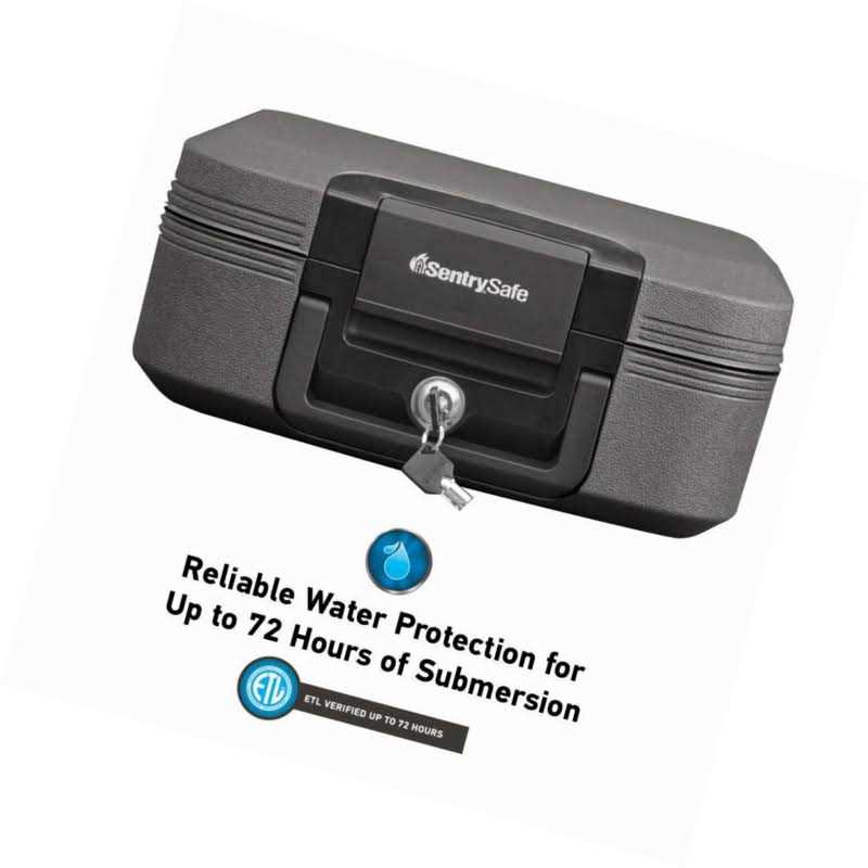 SentrySafe Fireproof and Waterproof Safe Box with Key Lock, Fire and Water Chest Safe for Valuables - Image 5