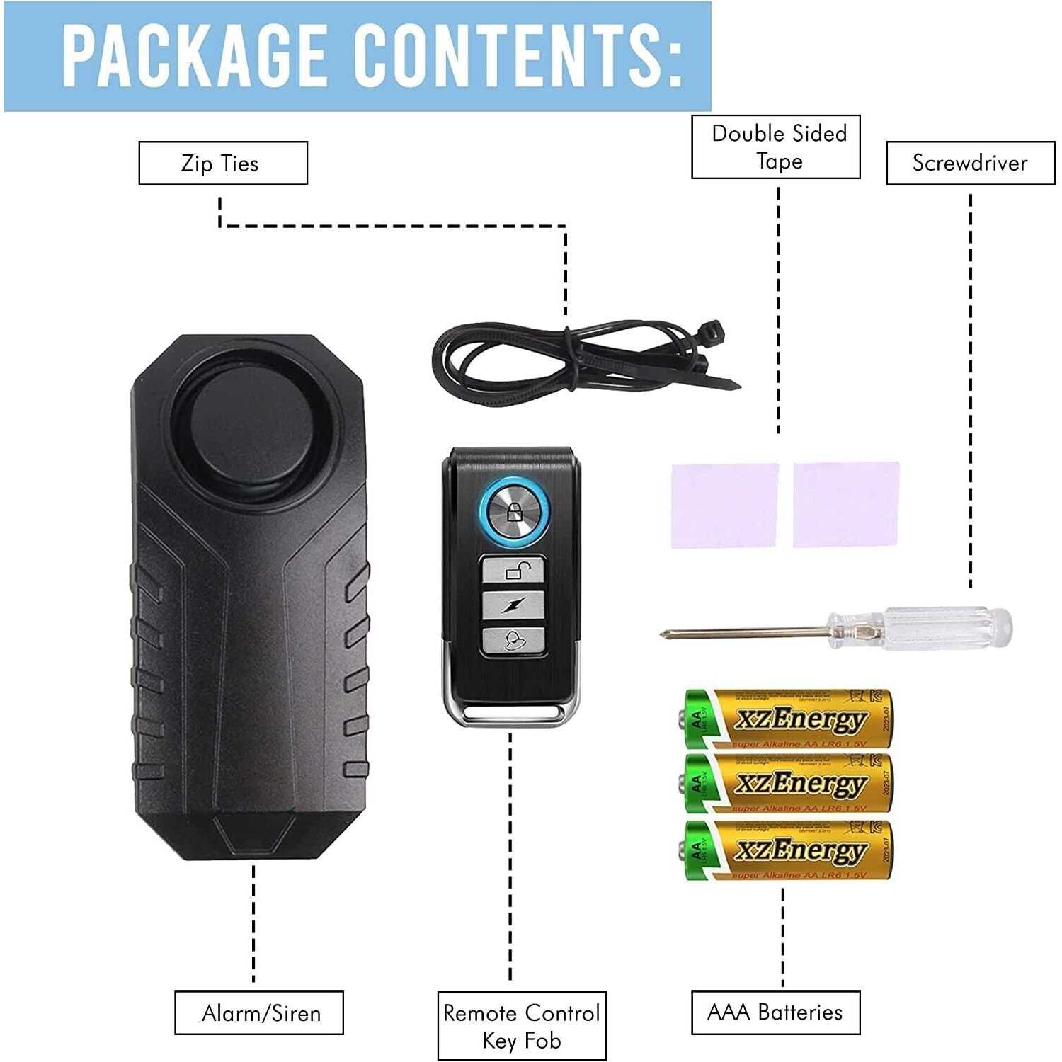 Door Alarm, Home Security with wireless remote. Shed, Garage, Lockup, Summer House. Alerts prior to entry or damage - Image 3