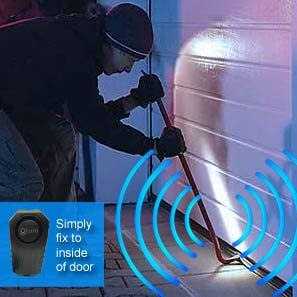 Door Alarm, Home Security with wireless remote. Shed, Garage, Lockup, Summer House. Alerts prior to entry or damage - Image 5