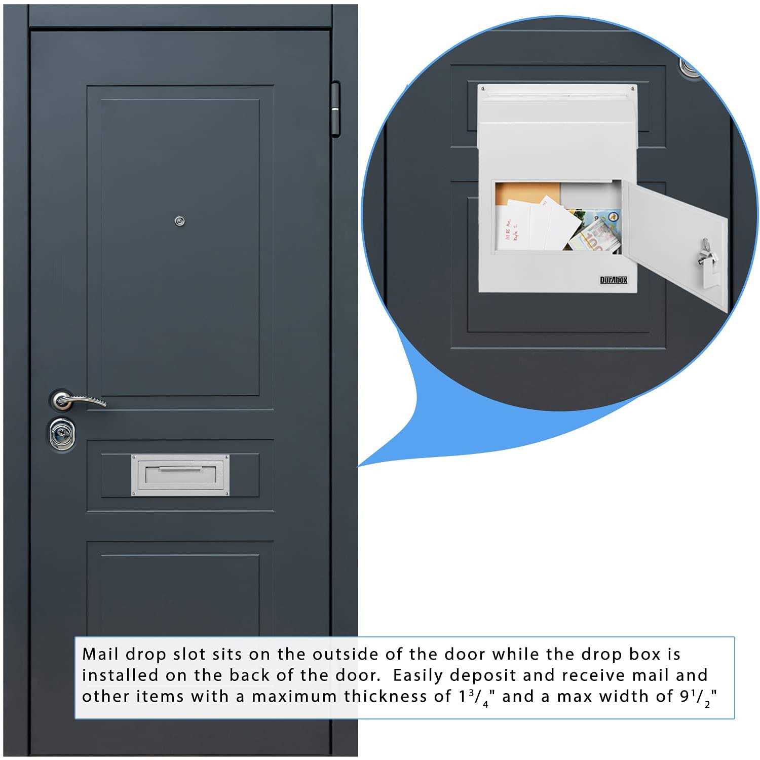 DuraBox Through-The-Door Locking Drop Box D500 - Image 4