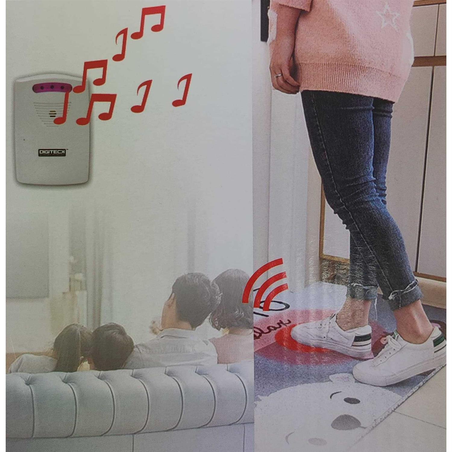 Digiteck Tech Wireless Pressure Mat Doorbell and Alarm Systems - Image 5