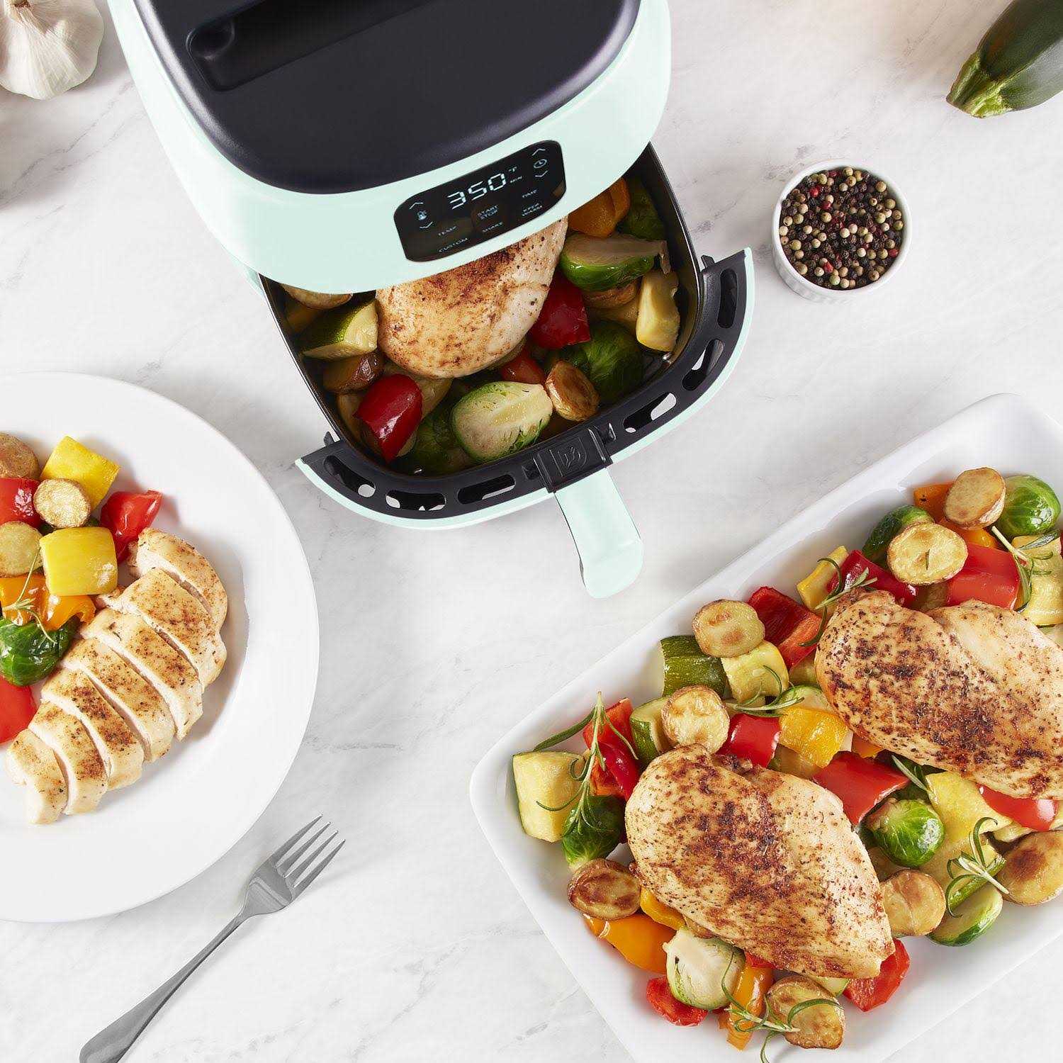 Alternative view of Dash Tasti-Crisp Express 2.6-qt. Digital Air Fryer