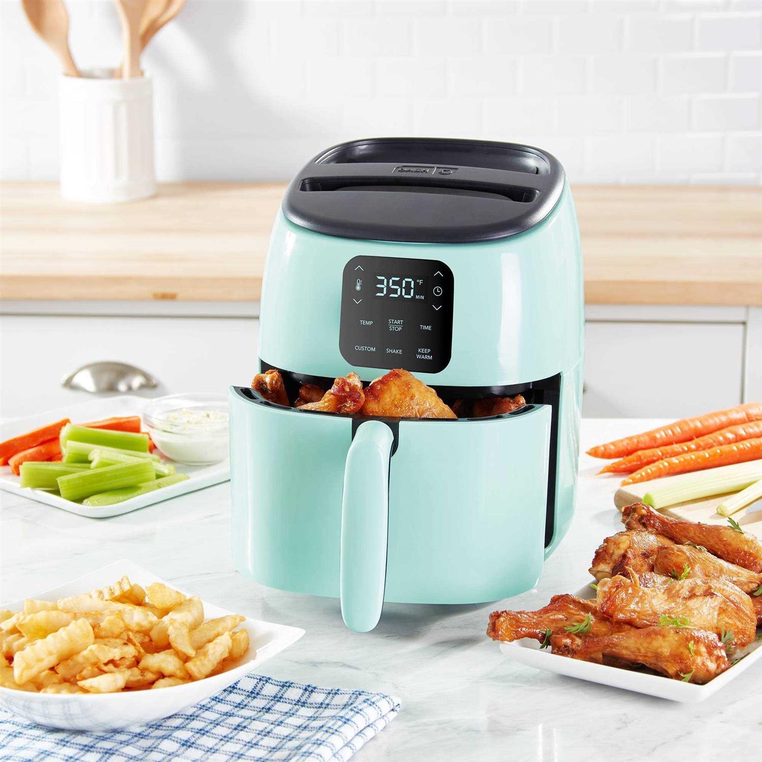 Alternative view of Dash Tasti-Crisp Express 2.6-qt. Digital Air Fryer