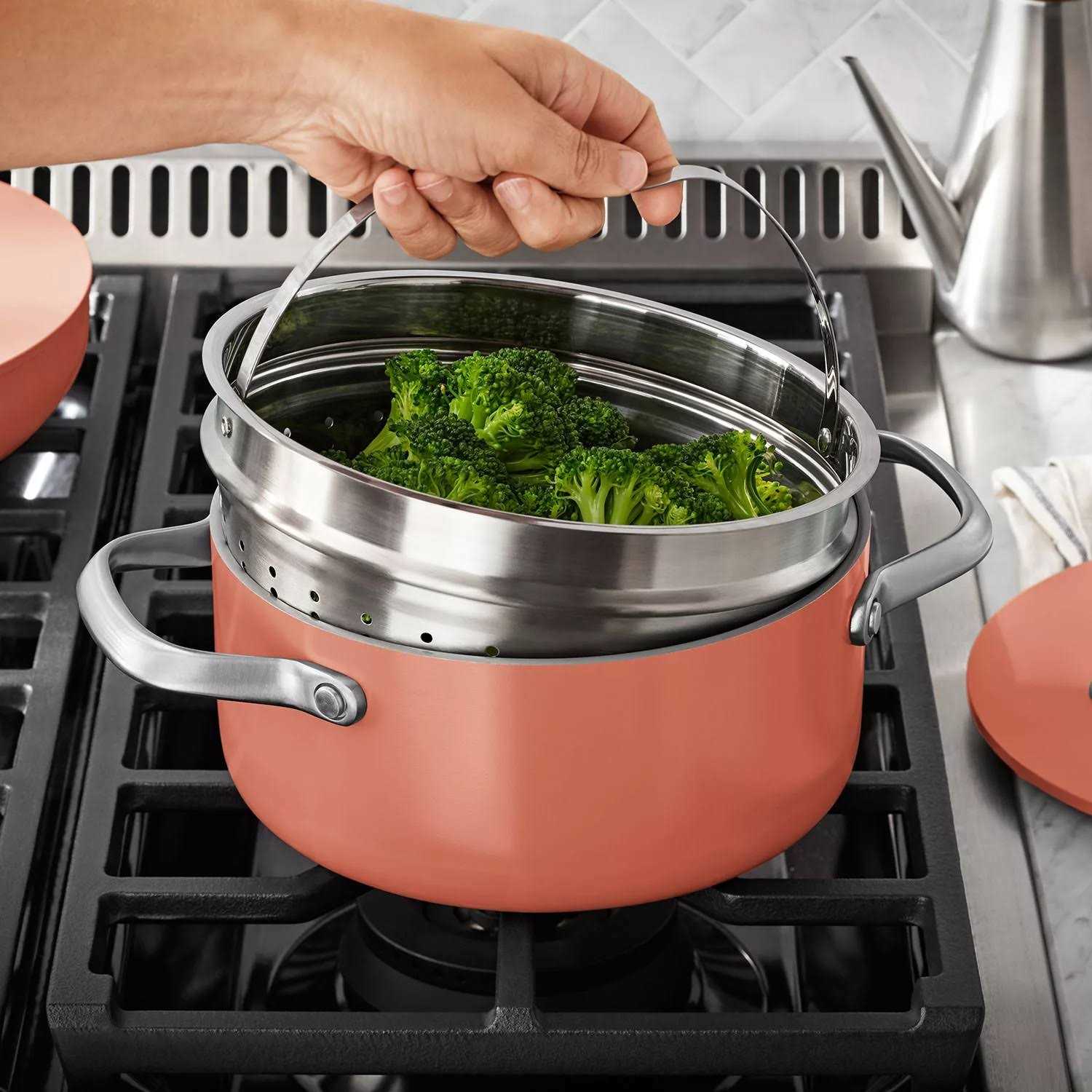 Member's Mark 11-Piece Modern Ceramic Cookware Set - Image 2