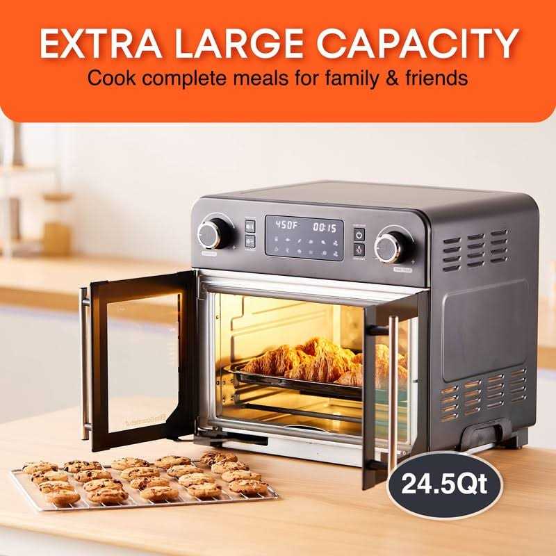 Elite Programmable French Door Air Fryer Oven - Image 4