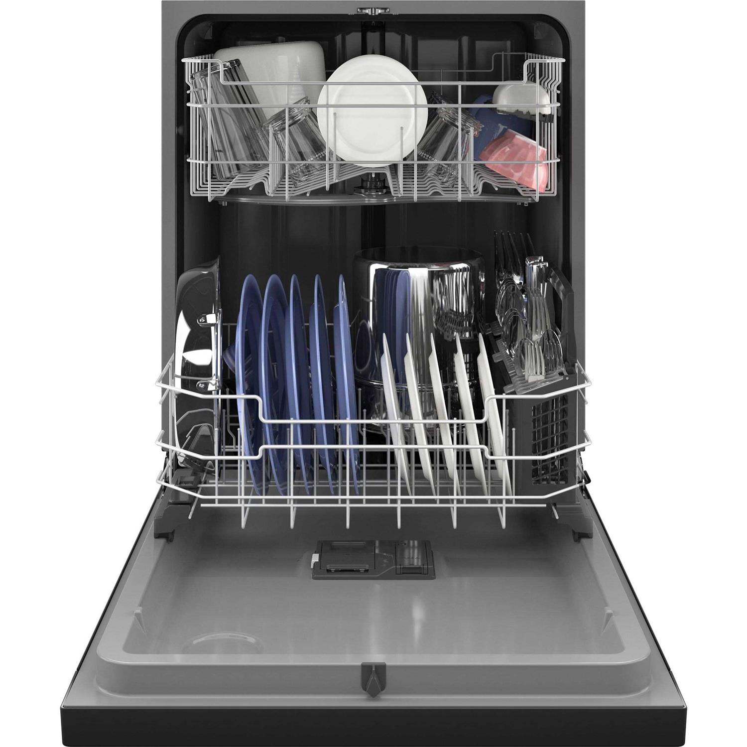GE Front Control With Plastic Interior Dishwasher With Sanitize - Image 5