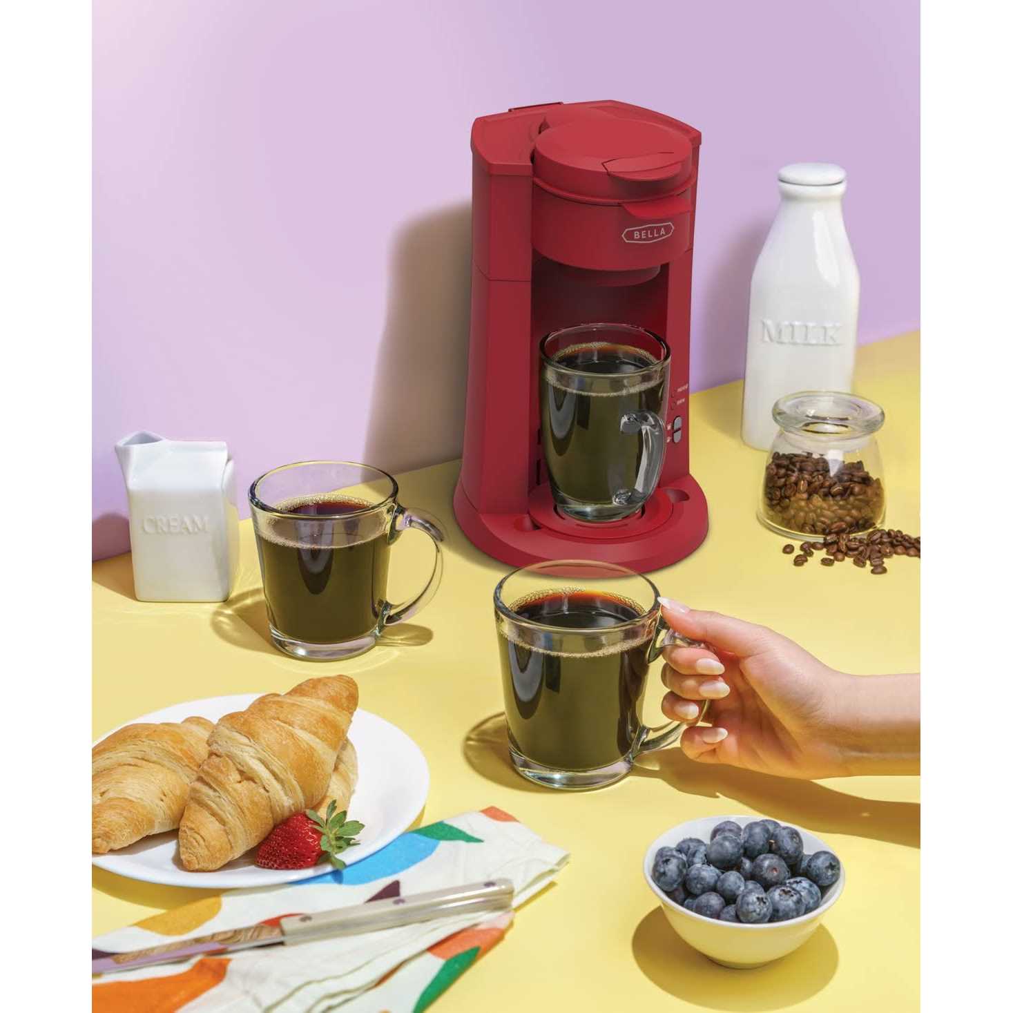 Bella 15 oz. Dual Brew Single Serve Coffee Maker with Auto Shutoff - Image 3