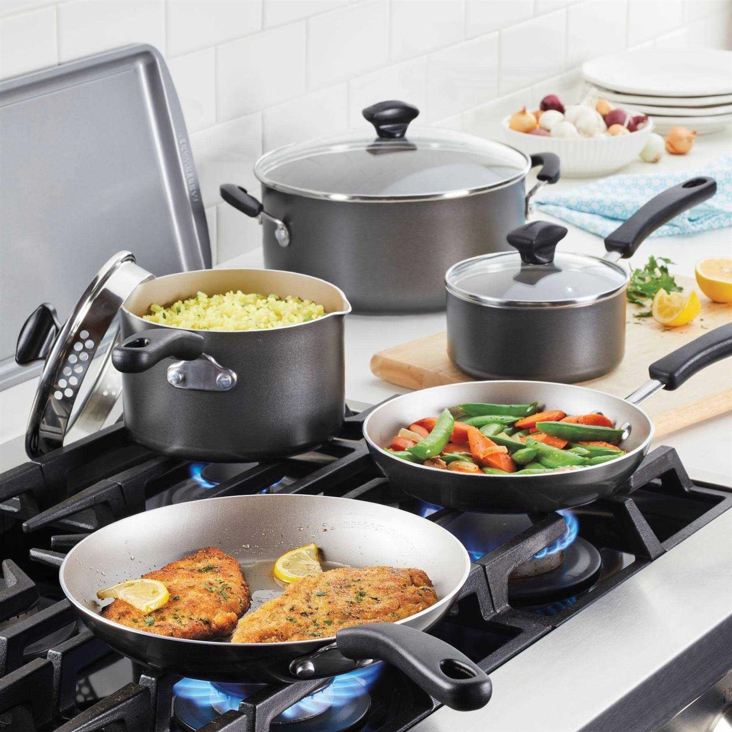 Farberware Cookstart 15-pc. DiamondMax Nonstick Cookware Set - Image 3