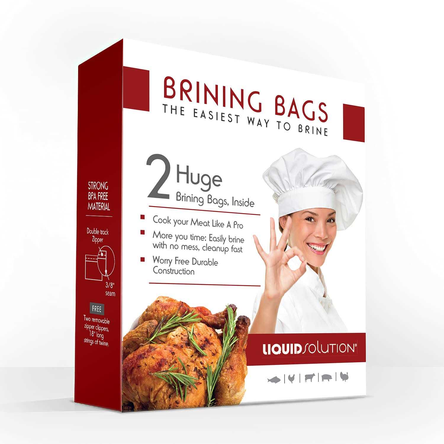 Pack of Two Extra Large Brining Bags Designed for Turkey - Image 2