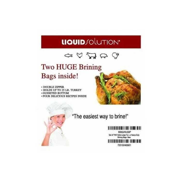 Pack of Two Extra Large Brining Bags Designed for Turkey - Image 3