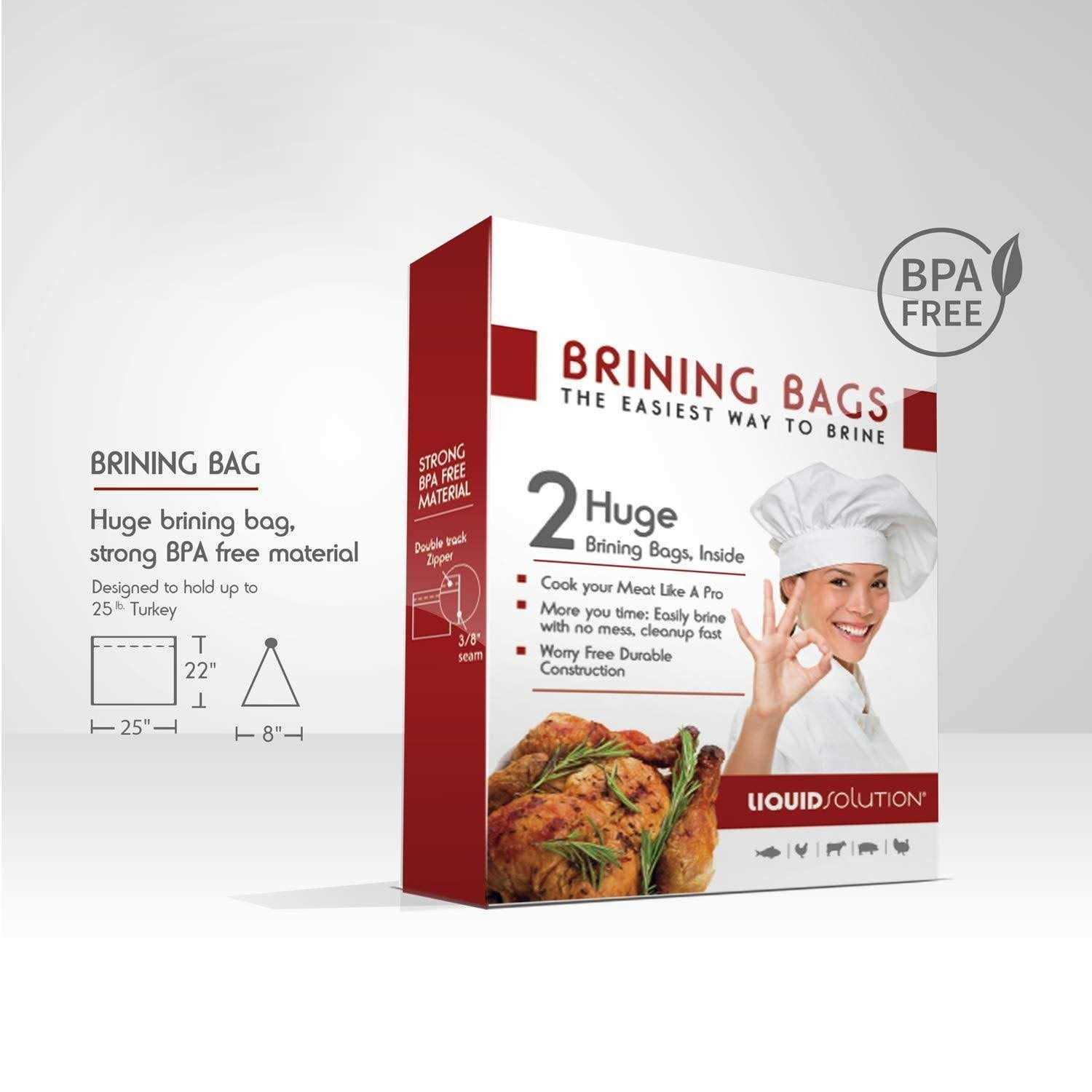 Pack of Two Extra Large Brining Bags Designed for Turkey - Image 4