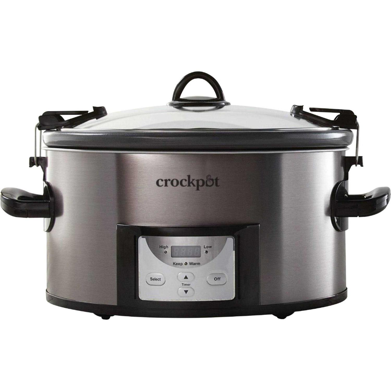 Crock Pot 7qt Cook & Carry Programmable Easy-Clean Slow Cooker