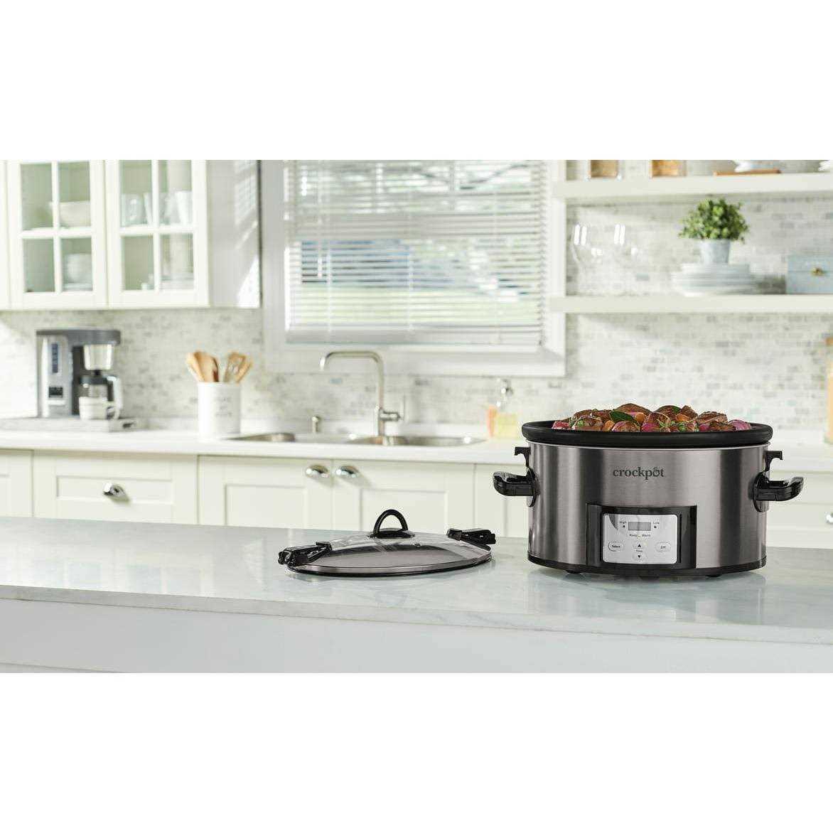 Crock Pot 7qt Cook & Carry Programmable Easy-Clean Slow Cooker - Image 2