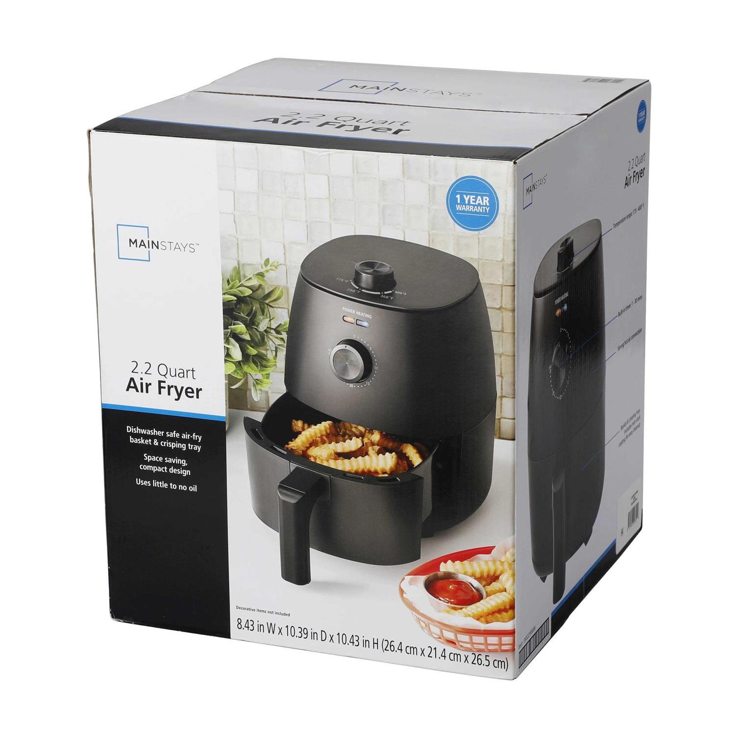 Mainstays 2.2 Quart Compact Air Fryer - Image 5