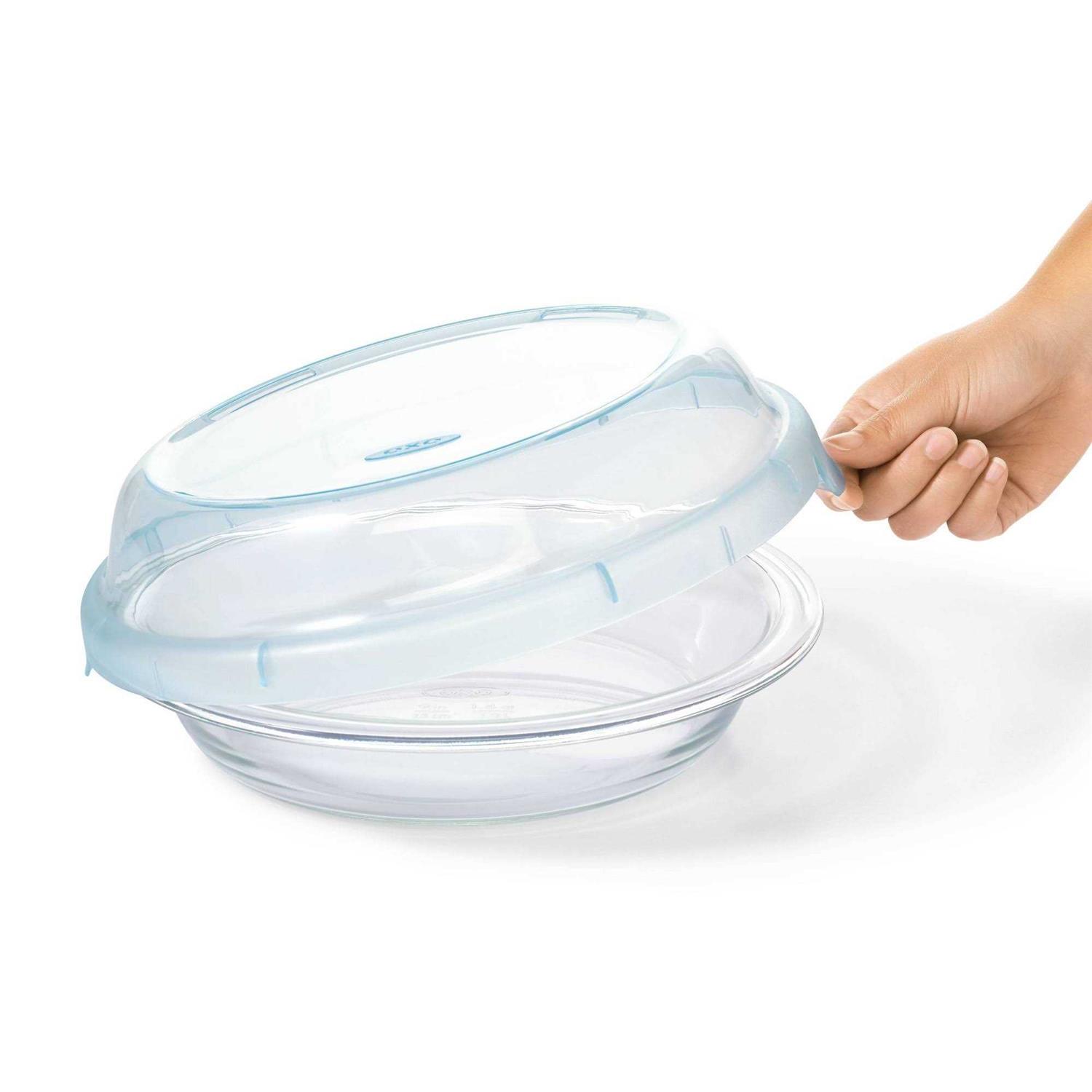 Oxo Glass Pie Plate with Lid - Image 3
