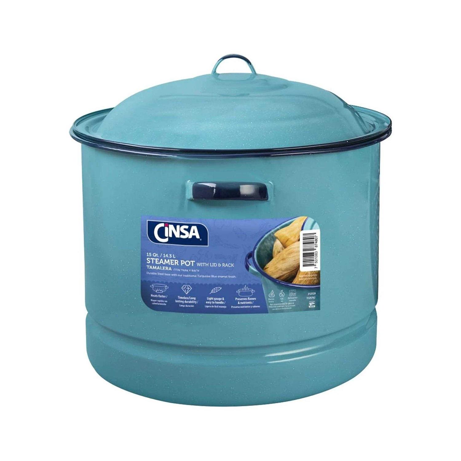 Cinsa Steamer Pot with Lid & Trivet - Image 4