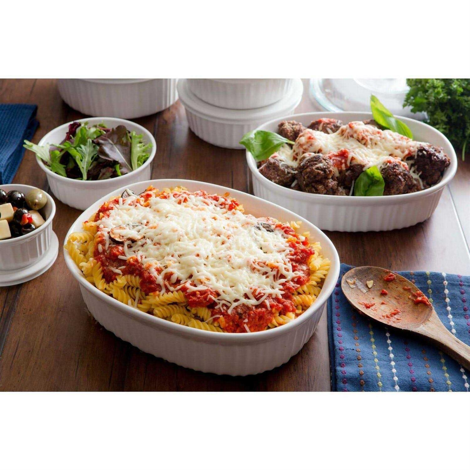 Corningware 12 Piece Bakeware Set White - Image 4