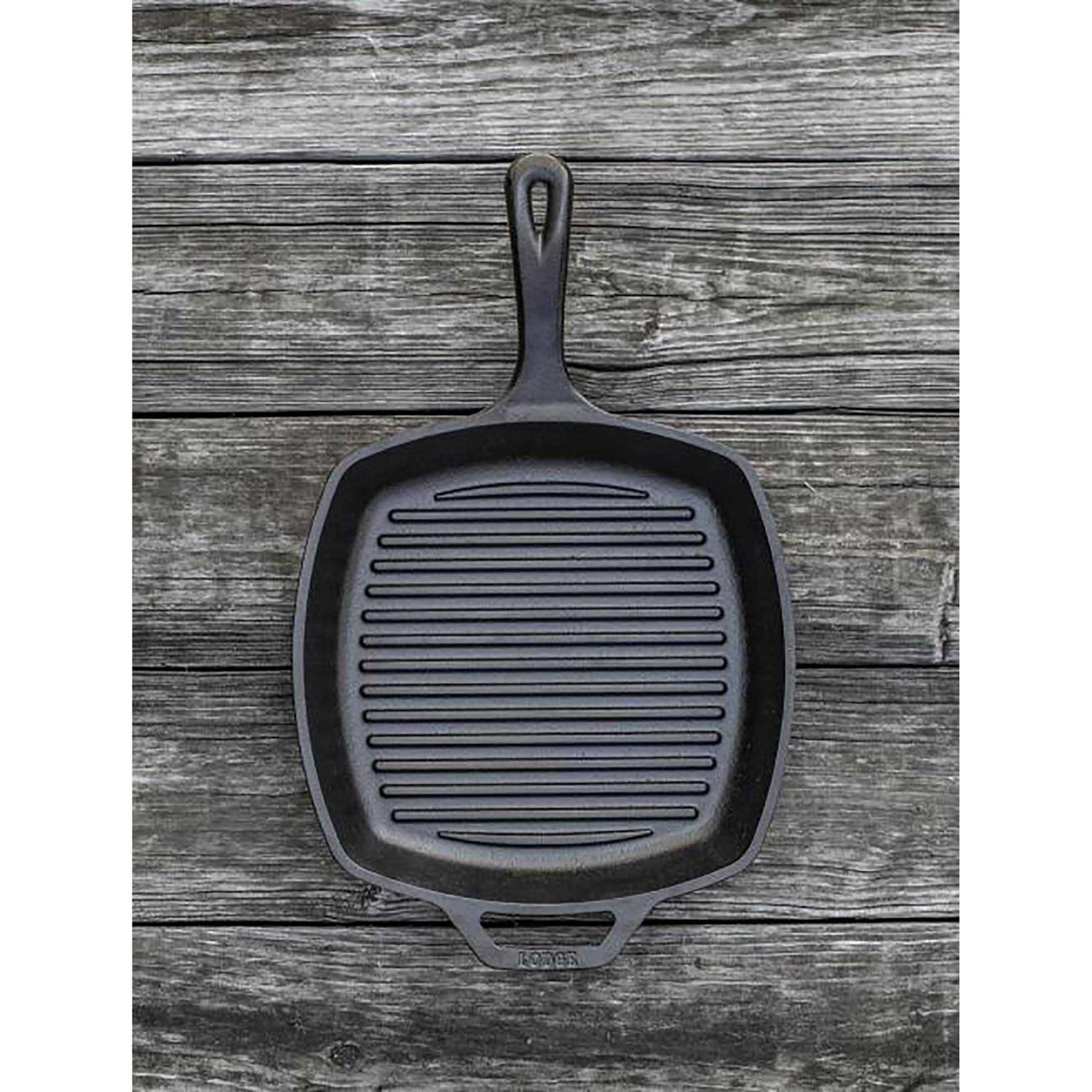 Lodge Cast Iron Square Grill Pan - Image 4
