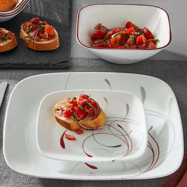 Corelle Splendor Square Dinnerware Set - Image 3
