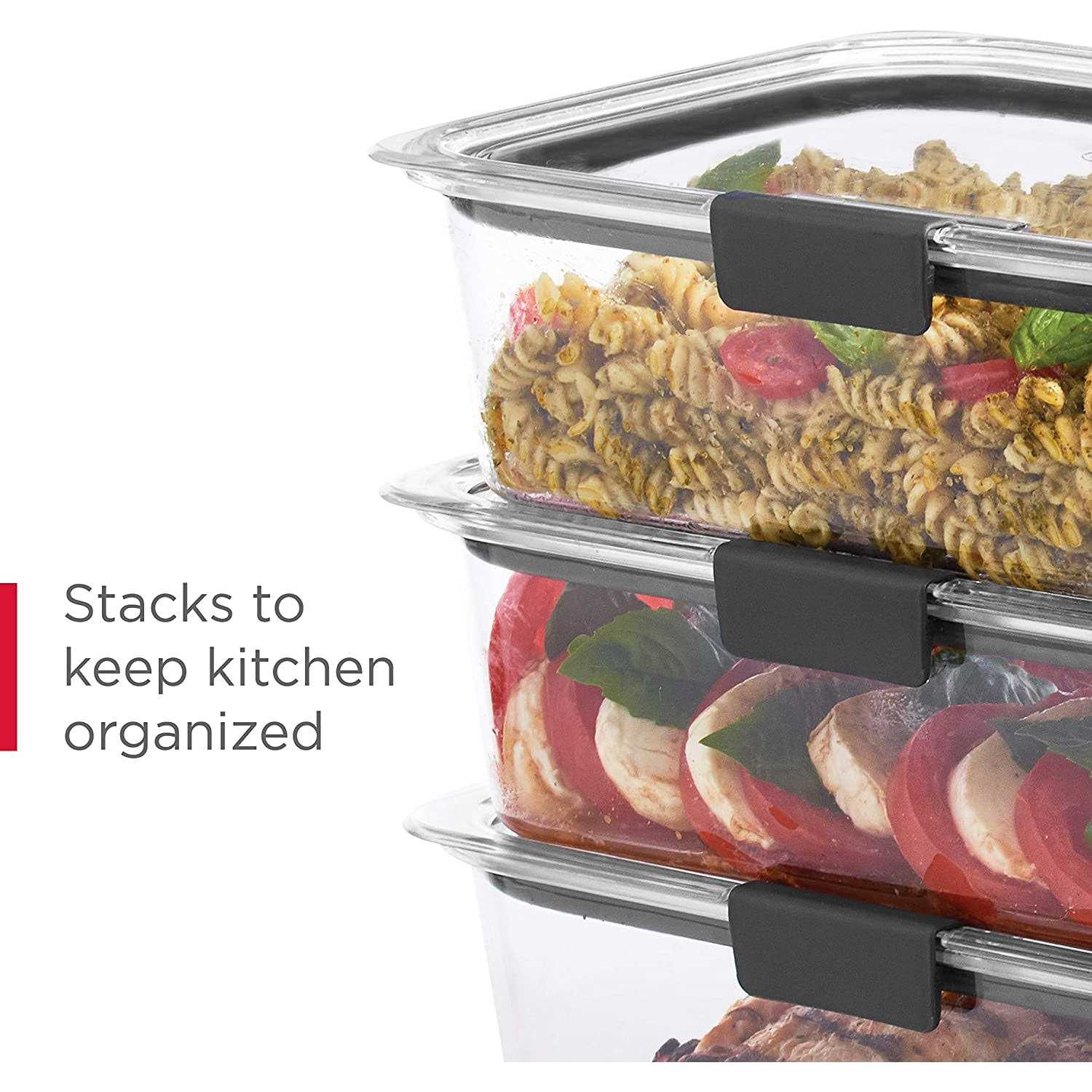 Rubbermaid Brilliance Storage 44-Piece Plastic Lids - Image 2