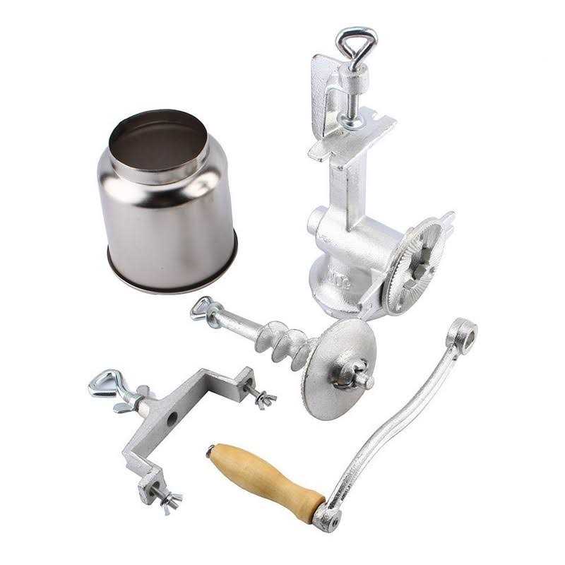 Alternative view of Ejoyous Hand Crank Grain Mill Table Clamp Manual Corn Grain Grinder Cast Iron Mill Grinder for Grinding Nut Spice Wheat Coffee Home Kitchen