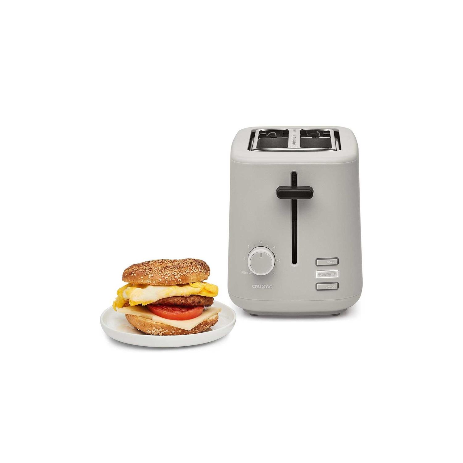 CruxGG 2 Slice Toaster