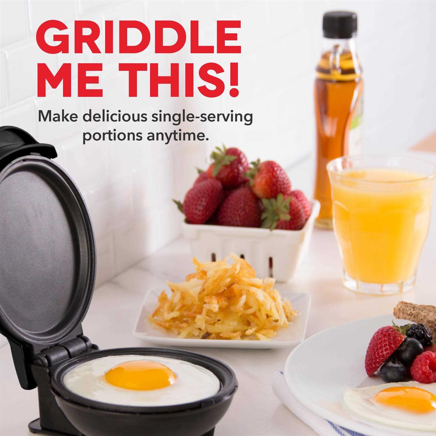 Alternative view of Dash Mini Maker Electric Round Griddle For Individual Pancakes Cookies Eggs & Other On The Go Breakfast