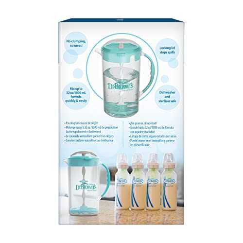 Alternative view of Dr. Brown's Baby Formula Mixing Pitcher with Adjustable Stopper