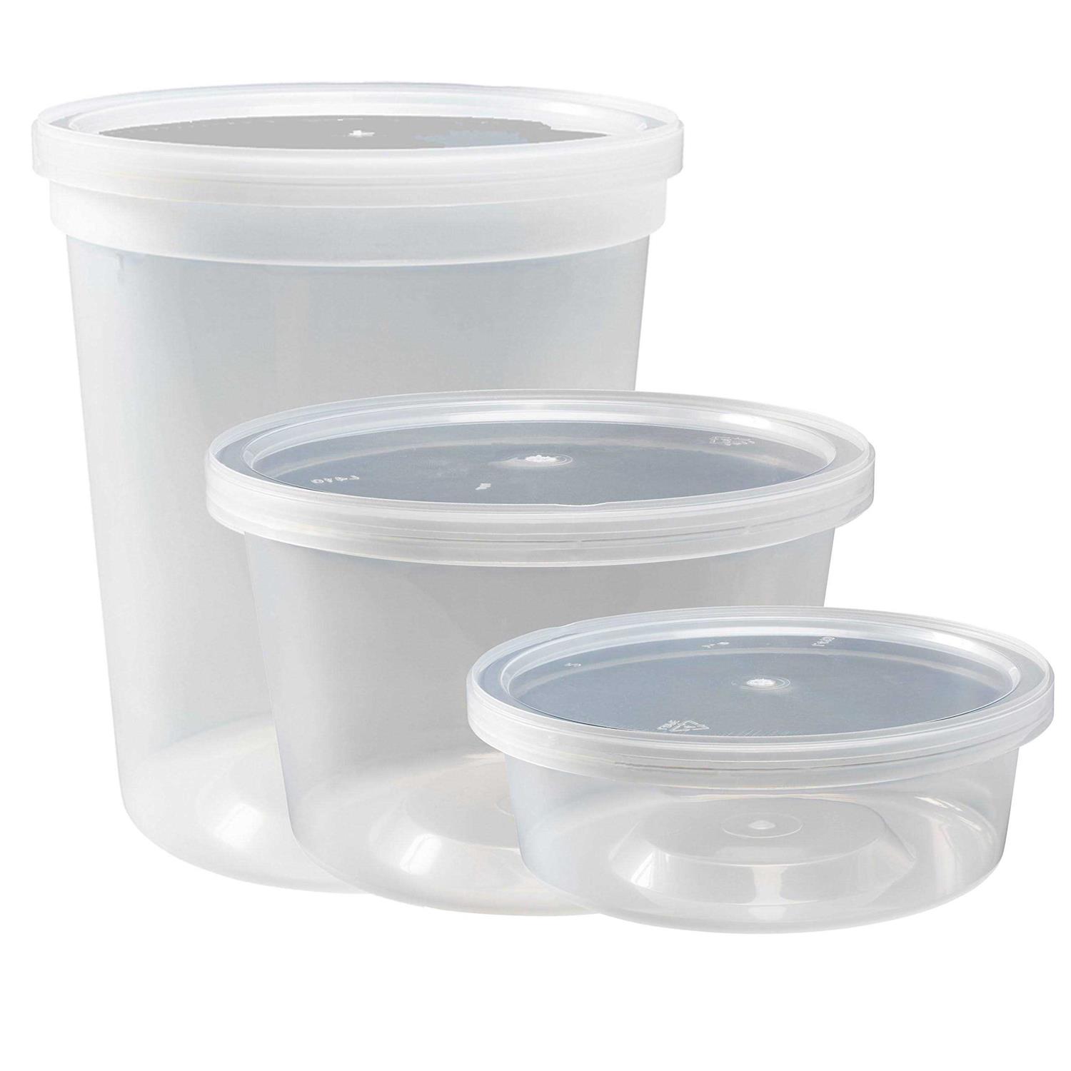 Alternative view of Durahome Deli Containers with Lids Food Storage Leakproof