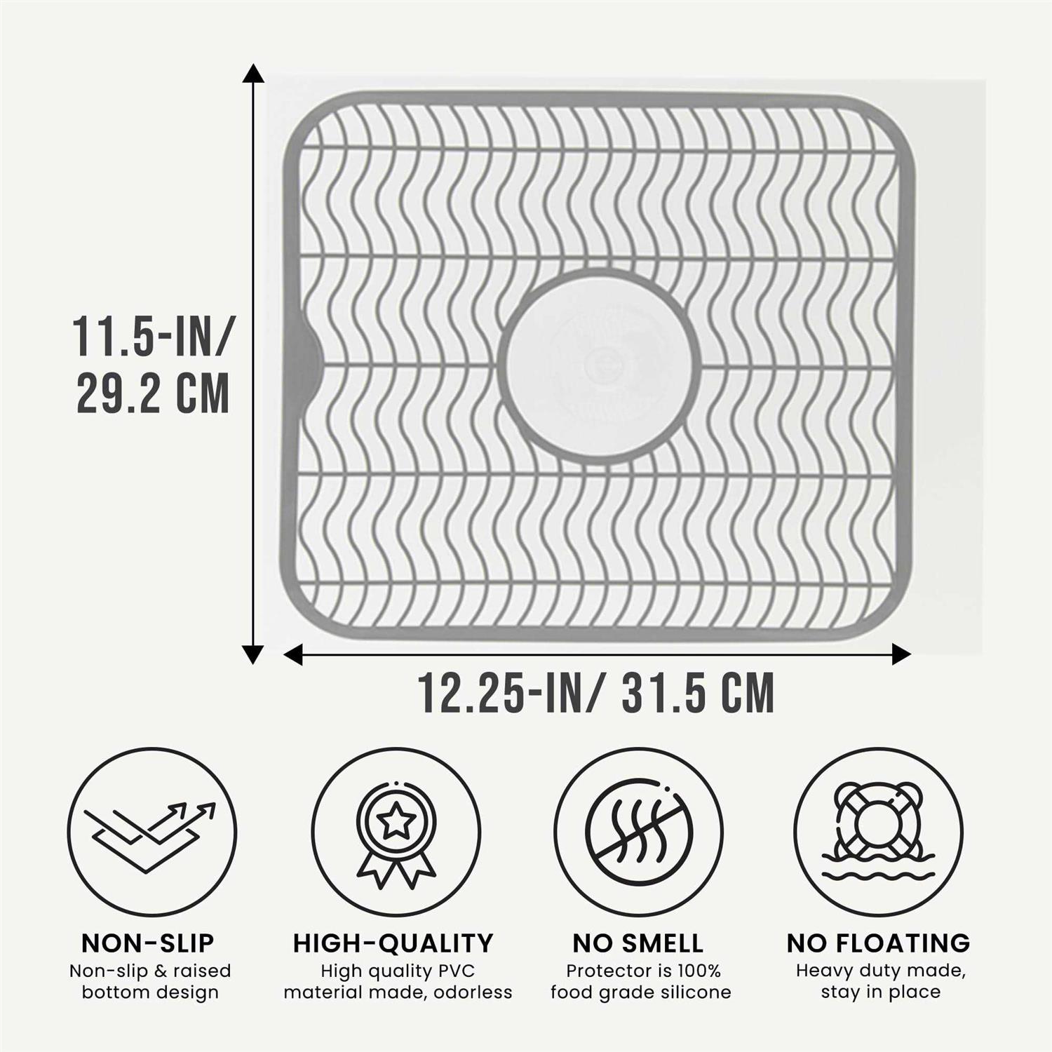 Alternative view of Decorrack 2 Sink Protectors 12 x 11 inches Each Kitchen Sink Dish Rack
