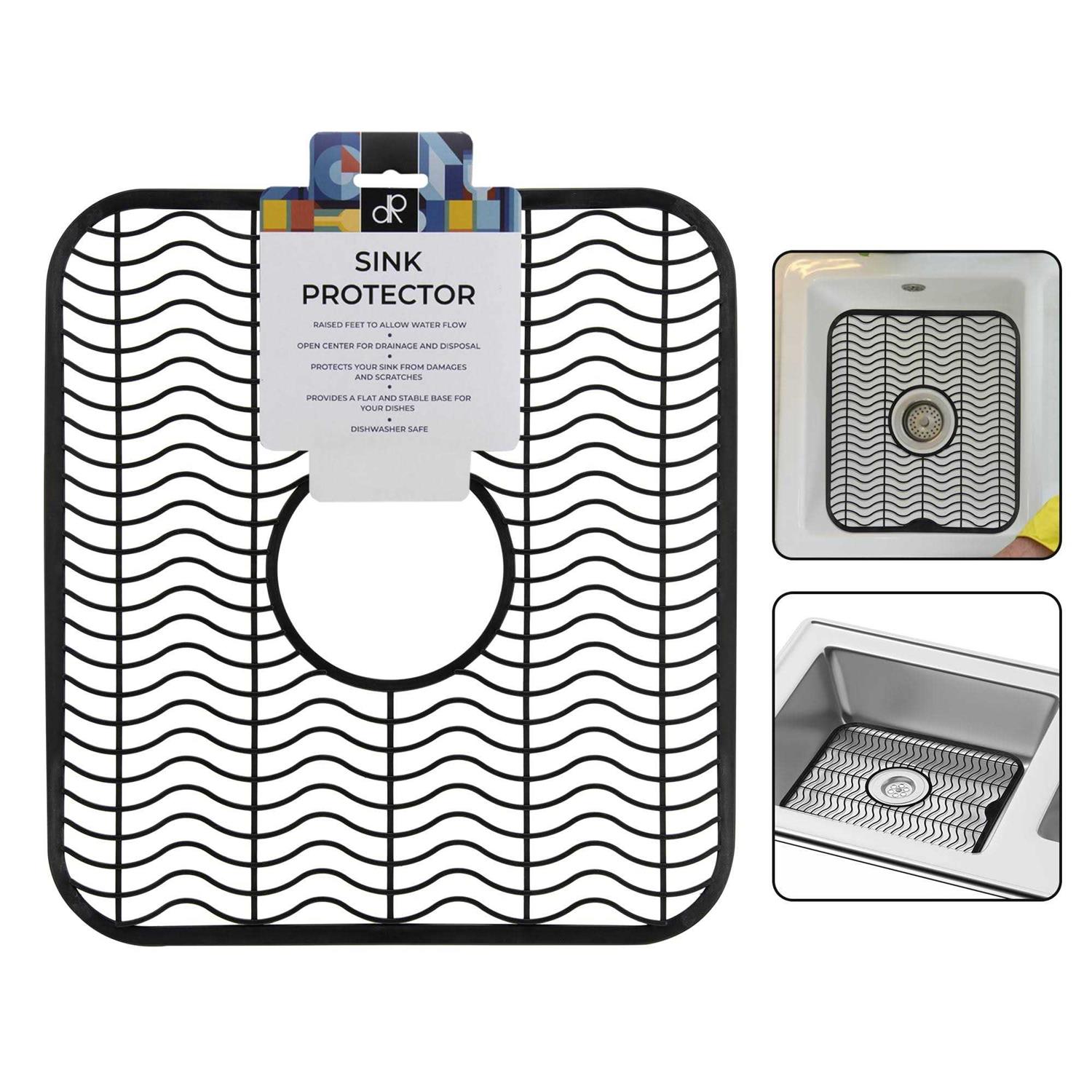 Alternative view of Decorrack 2 Sink Protectors 12 x 11 inches Each Kitchen Sink Dish Rack