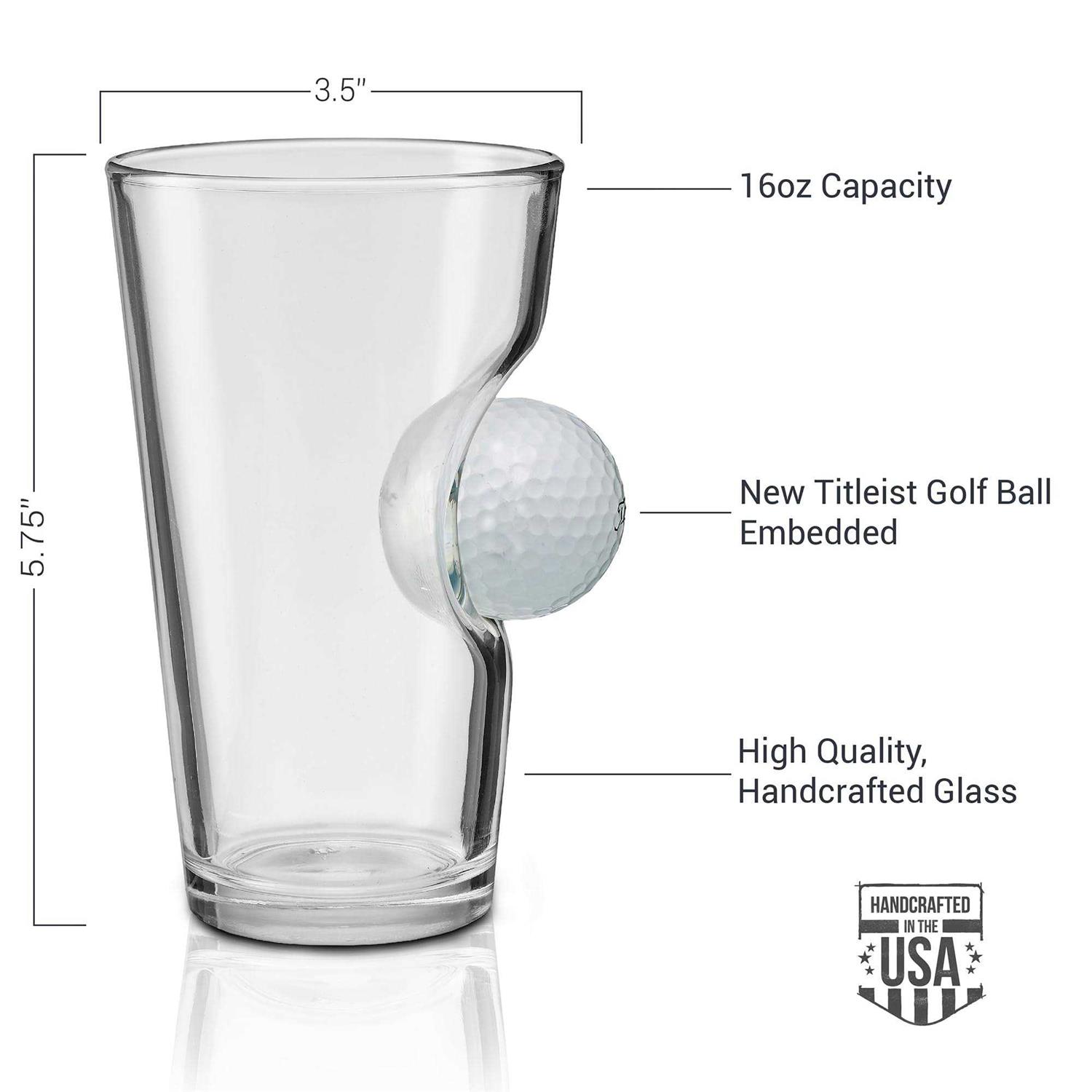BenShot Golf Ball Pint Glass - Image 3
