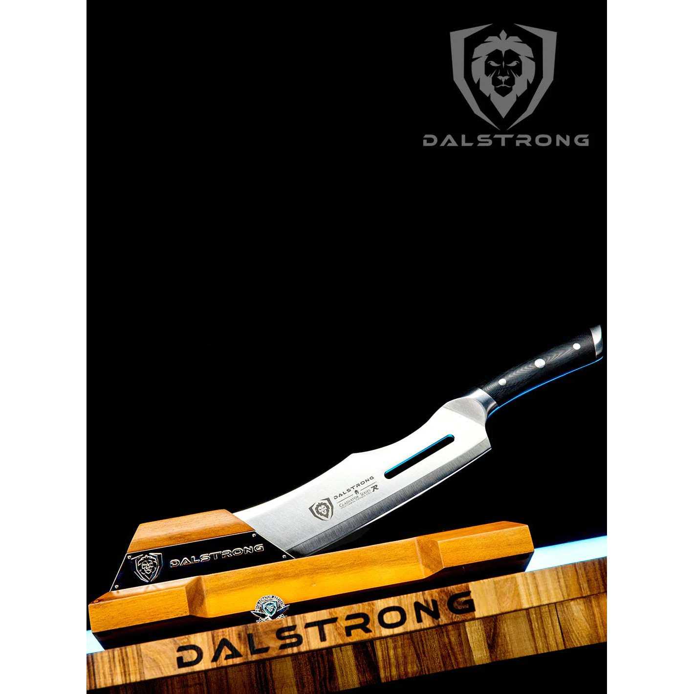 Alternative view of Dalstrong Heavy Duty Butcher Breaking Knife 14 inch Cleaver Knife
