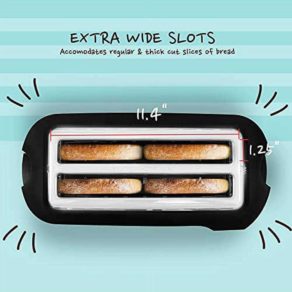 Alternative view of Elite Gourmet 4-Slice Long Slot Toaster