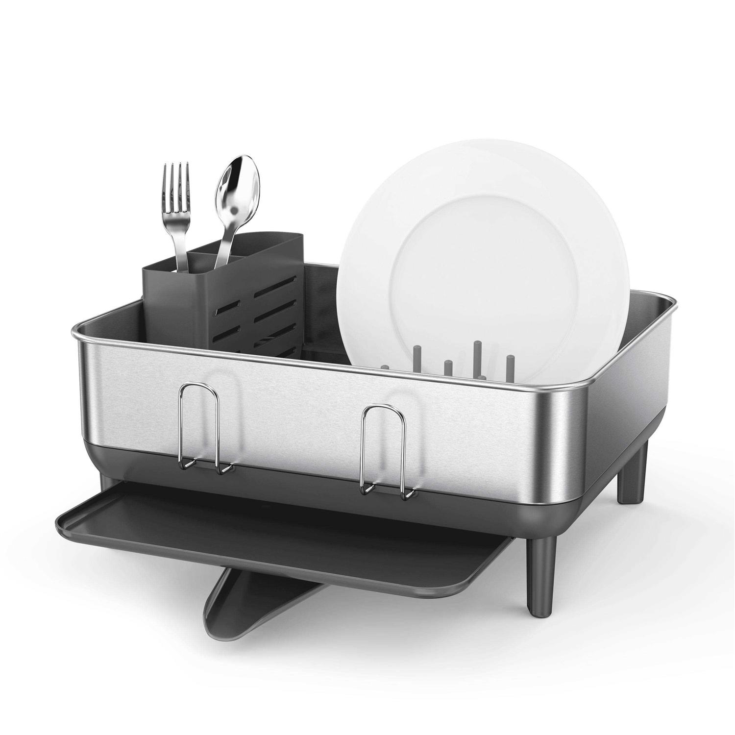 simplehuman Compact Steel Frame Dish Rack