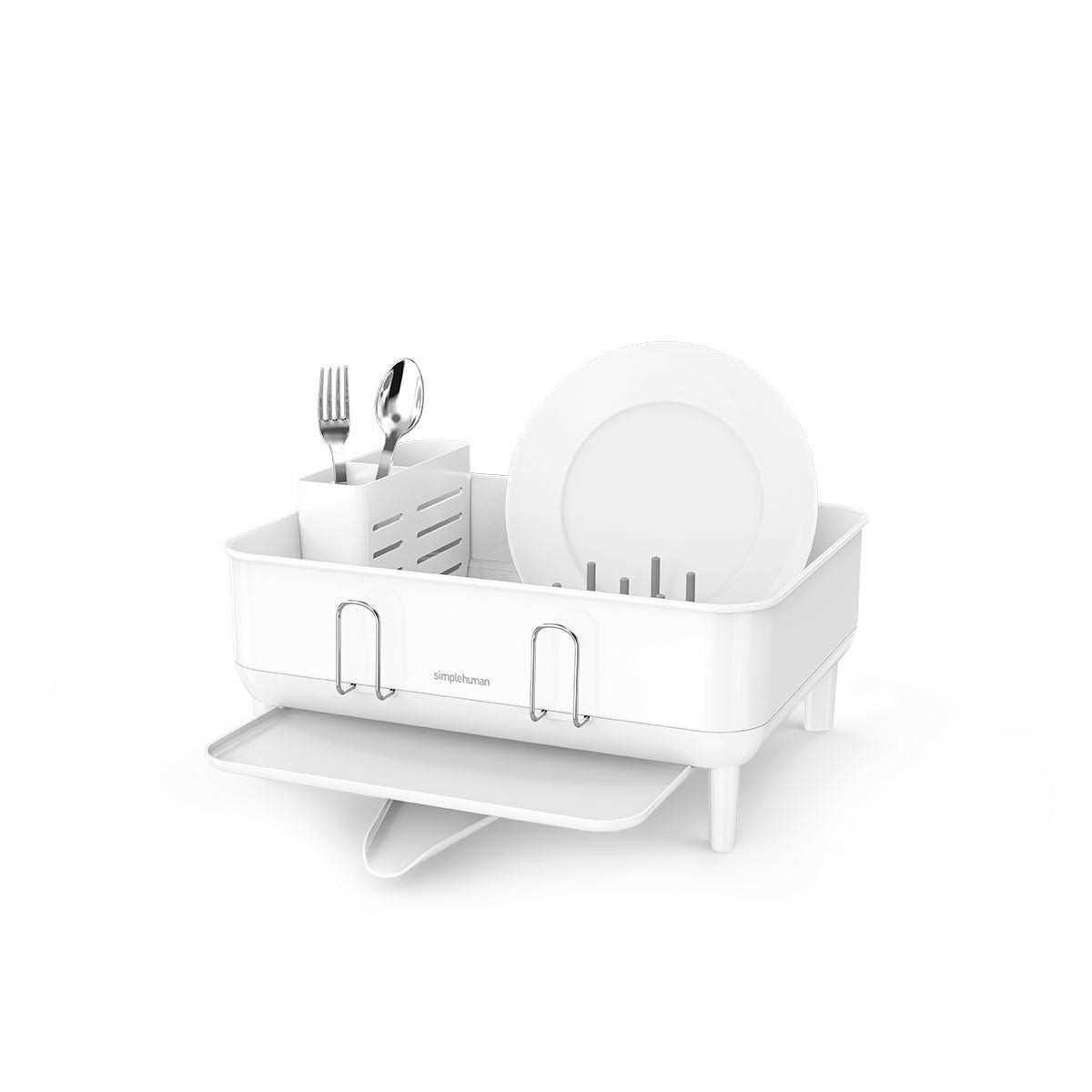 simplehuman Compact Steel Frame Dish Rack - Image 2