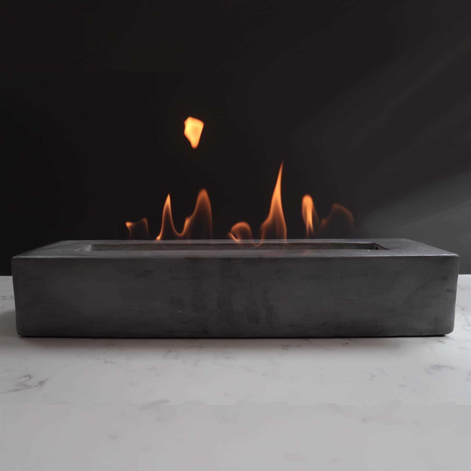 ROUNDFIRE Large Rectangle Tabletop Fire Pit - Image 5