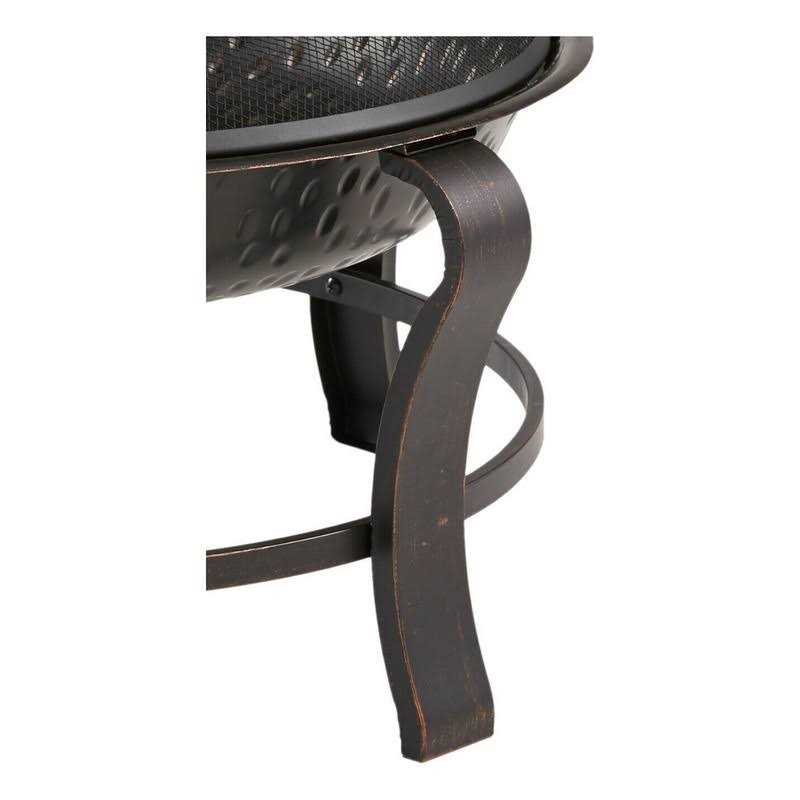 Mainstays Owen Park 28 inch Round Wood Burning Fire Pit - Image 3