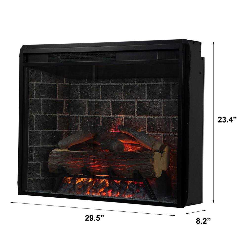 Modern Ember Uptown 28-In Smart Electric Fireplace Insert & Trim Kit - Image 3