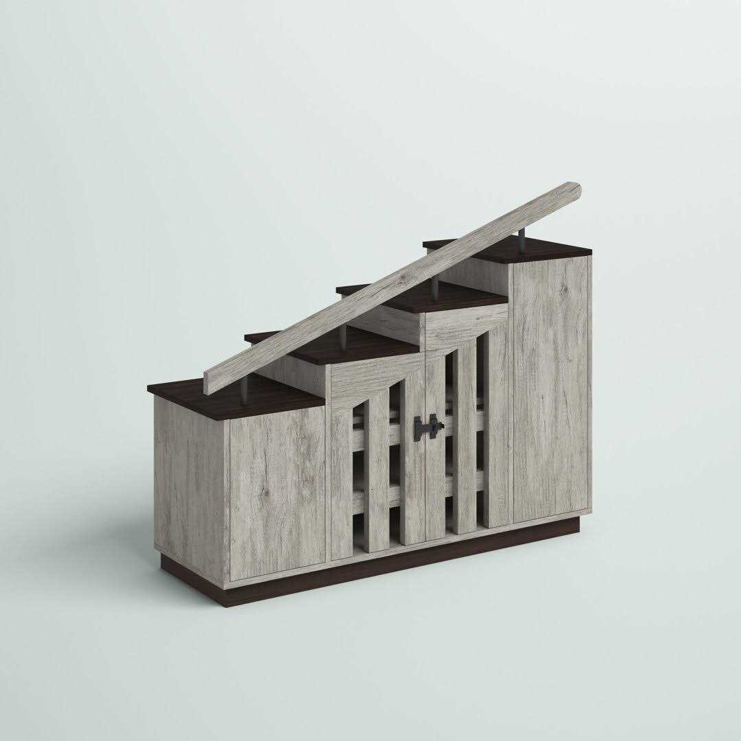 12 Pair Shoe Storage Cabinet Mercury Row - Image 3