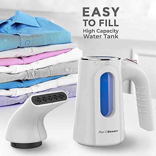 Alternative view of PurSteam Handheld Steamer for Clothes - Portable Garment Wrinkle Remover for Travel and Home Use - Fast Heating with Auto Shut Off and Leak Proof