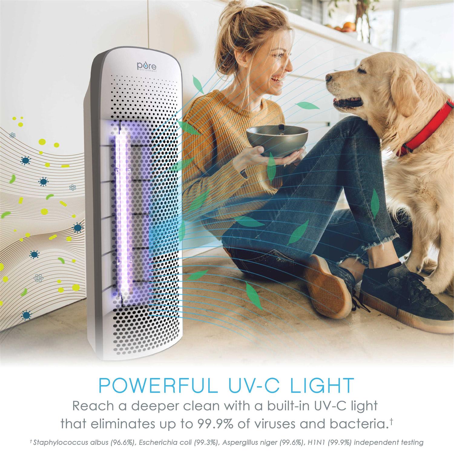 Alternative view of Pure Enrichment PureZone Elite 4-in-1 True HEPA Air Purifier