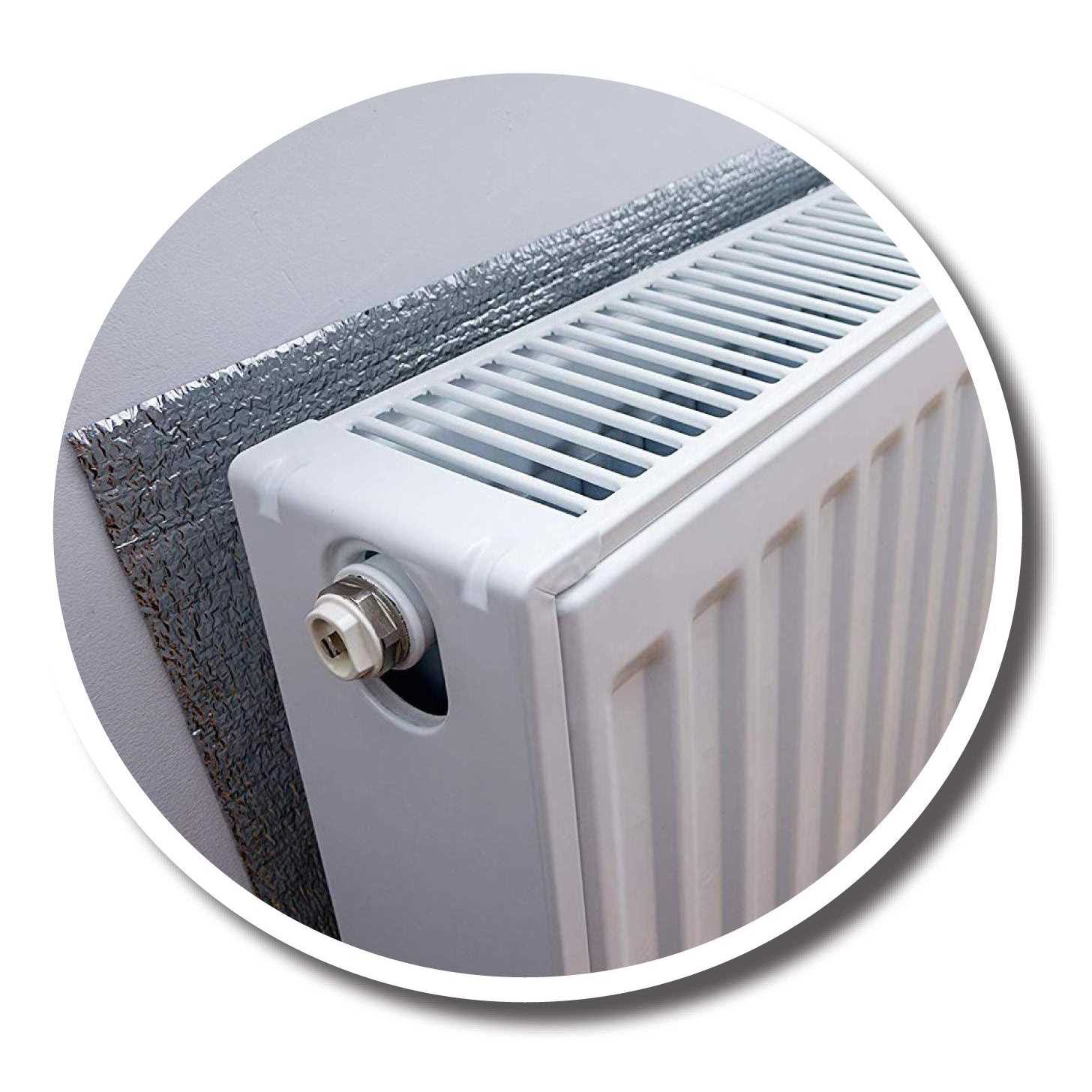 Alternative view of Radiator Commercial Grade Reflective Foil Heat Reflector-double Thick 7.95mm Certified And Tested For Customer Safety. Does Not Emit