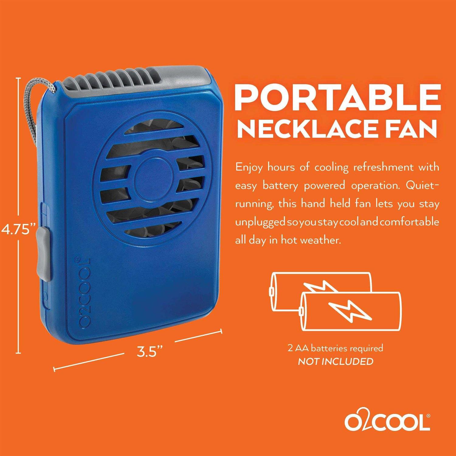 O2cool Deluxe Necklace Fan - Image 5