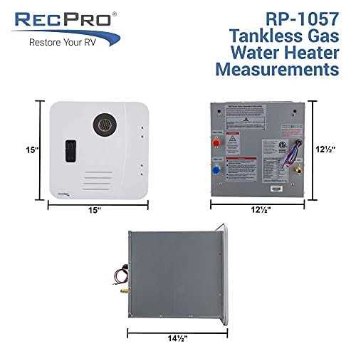 Alternative view of Recpro Rv Tankless Hot Water Heater